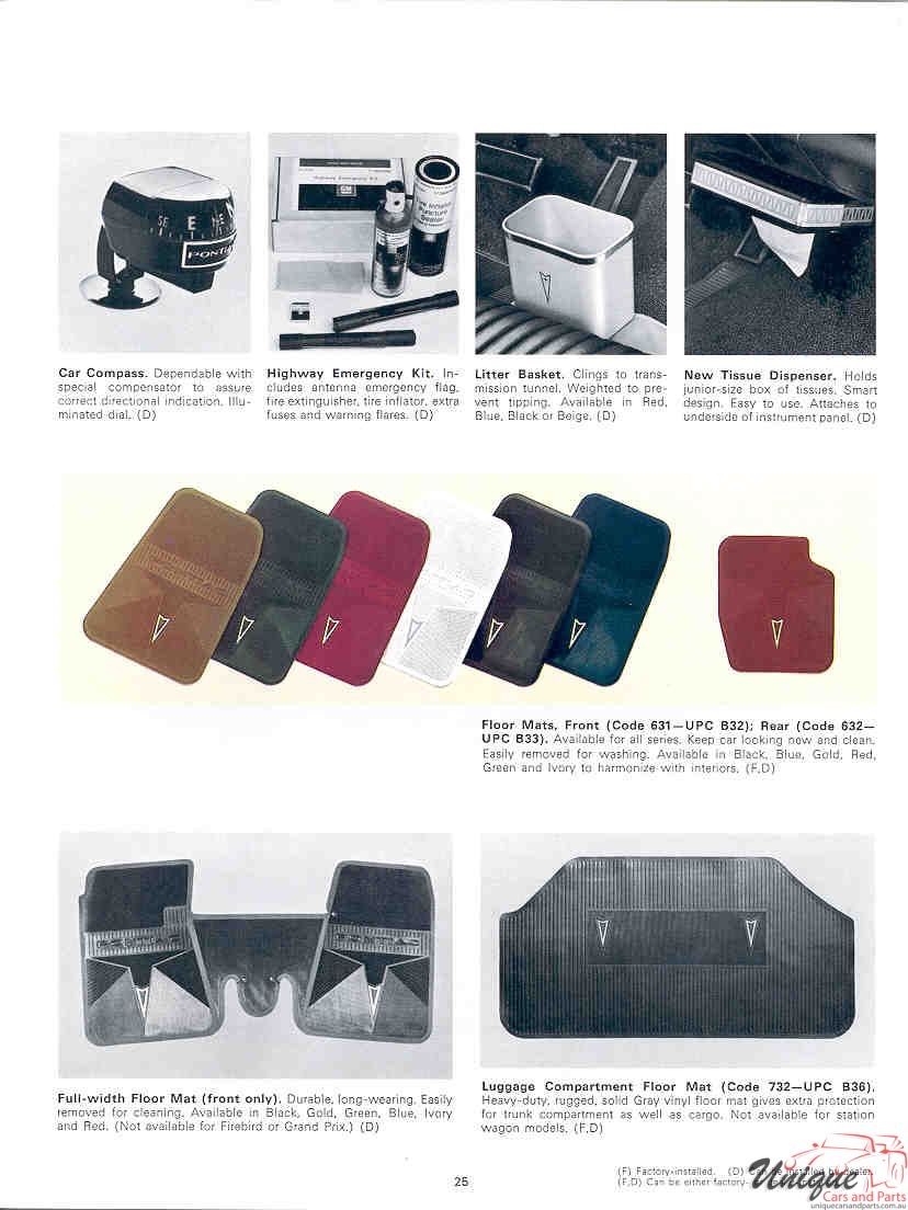 1969 Pontiac Accessories Brochure Page 4